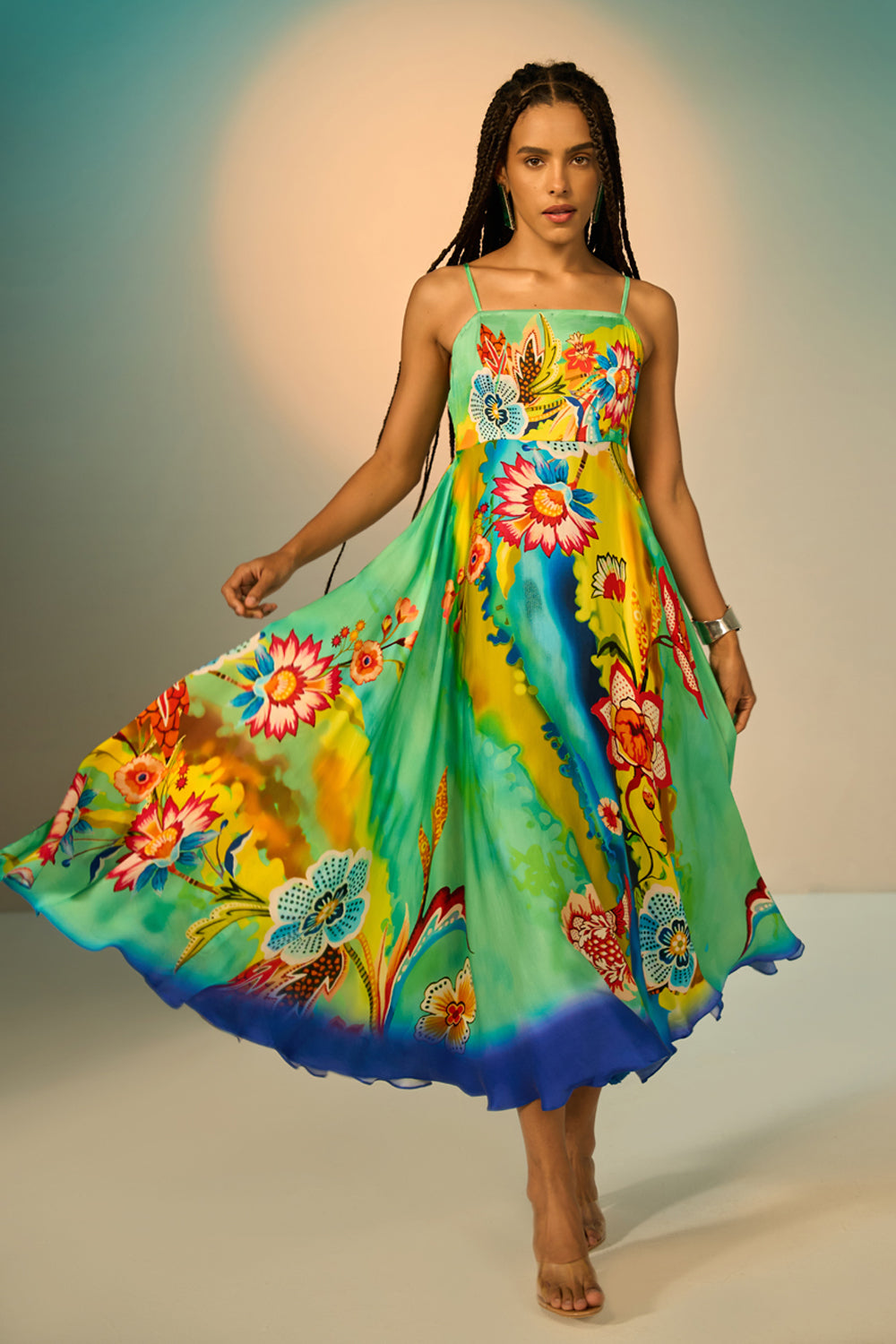 verb by pallavi singhee printed halter dress Verb by Pallavi Singhee Halter Maxi Dress