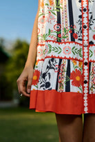 Vriti Dress women's statement dress featuring a feminine silhouette and contemporary design details, styled for summer brunches, resort holidays, daytime celebrations and special occasions.